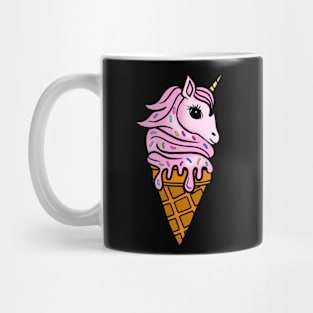 Unicorn Icecream Dripping, Magical Love Unicorns Mug